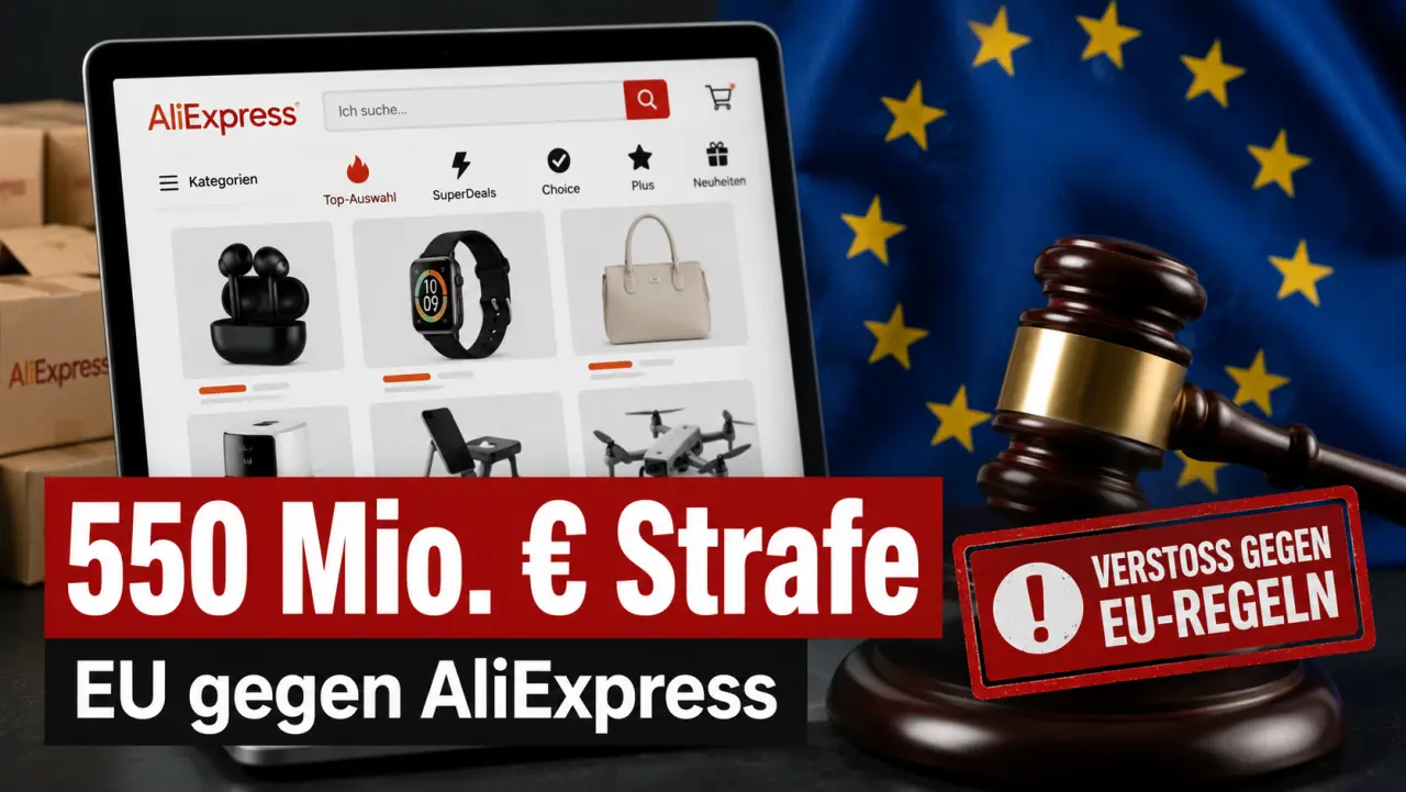 AliExpress: Warum die EU 550 Millionen Euro Strafe verhängt