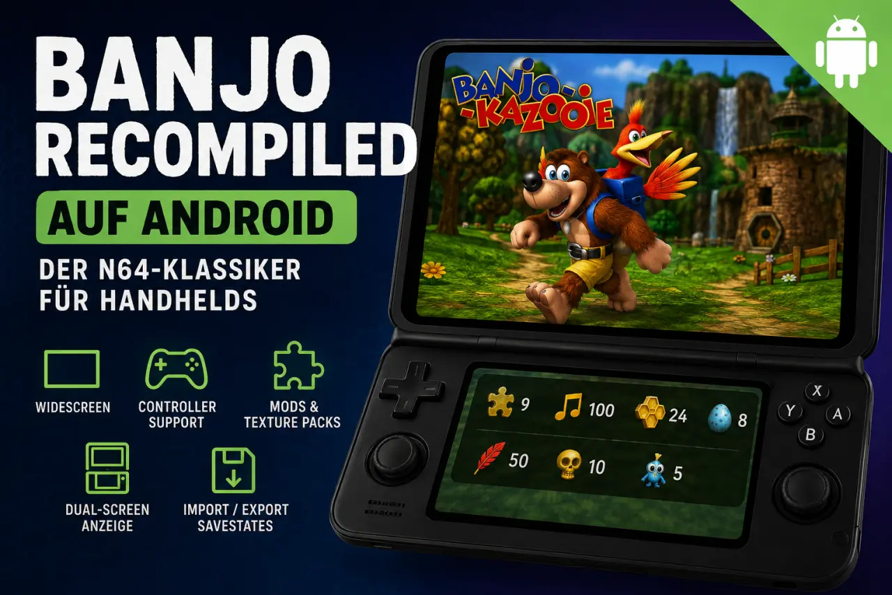 Banjo Recompiled auf Android – der N64-Klassiker für Handhelds