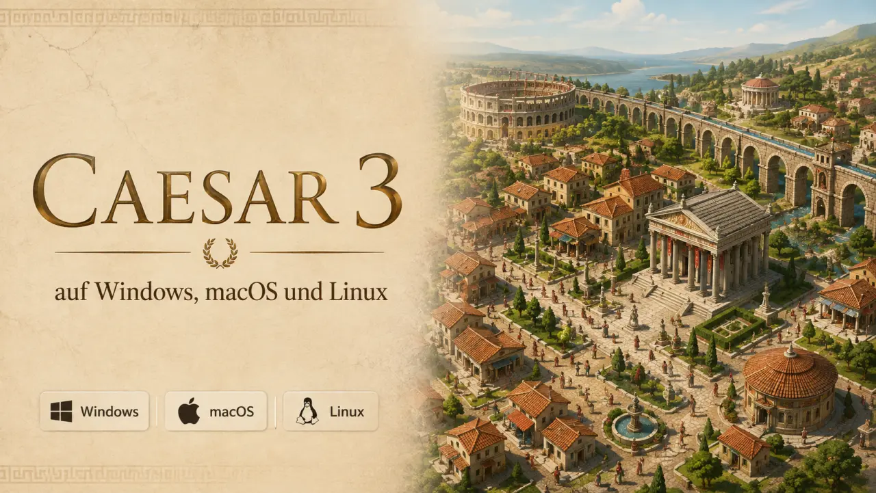 Caesar 3 auf Windows, macOS und Linux spielen – mit Julius oder Augustus