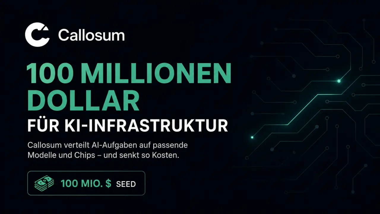 Callosum: KI-Startup sammelt 100 Millionen Dollar ein