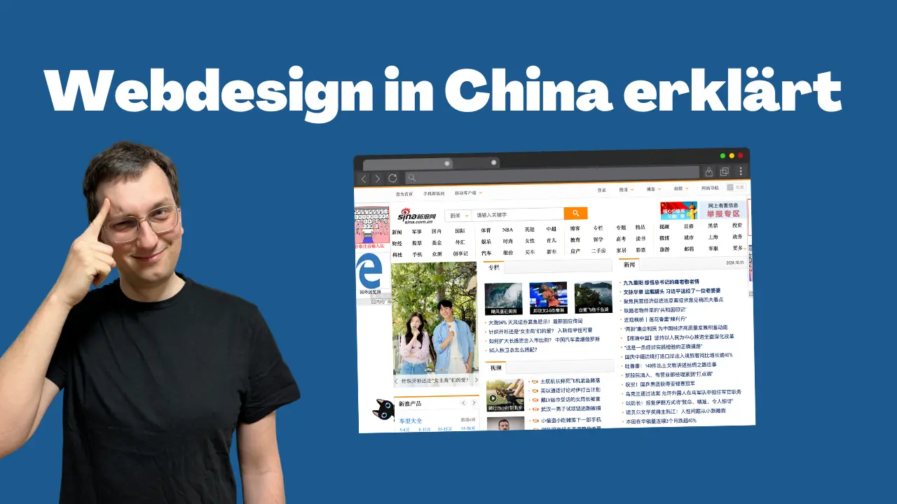 Warum Chinesische Webseiten oft überladen wirken