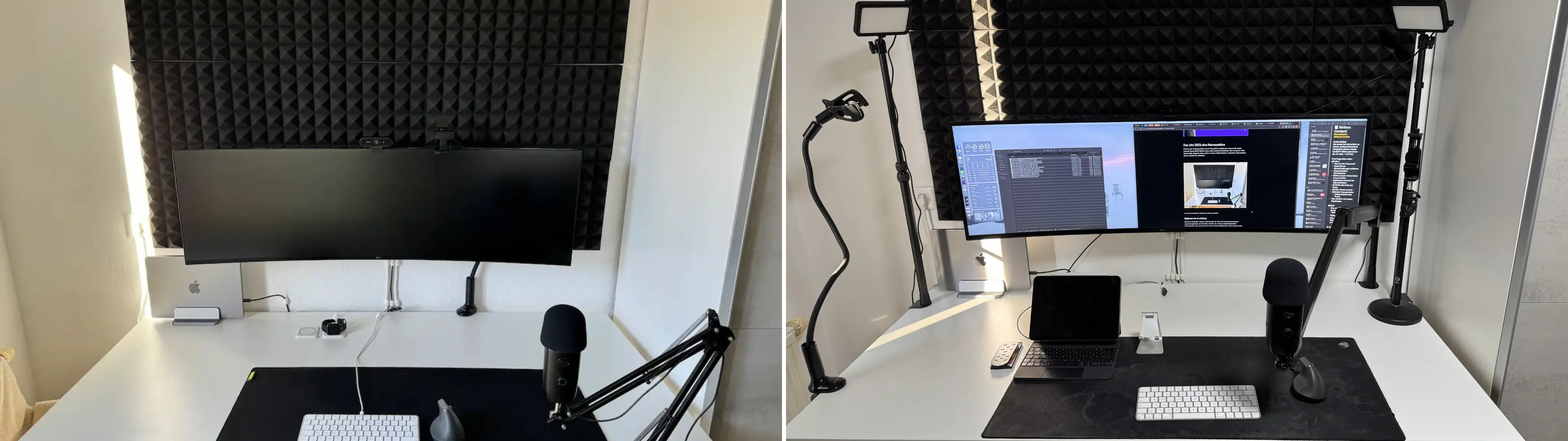 Oliver Jessners home office desk
