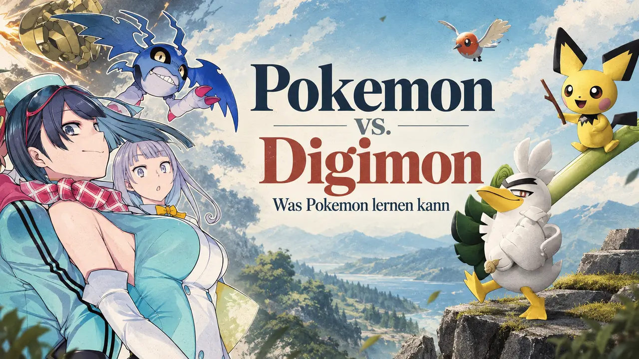 Digimon Story Time Stranger vs. Pokemon: Die wichtigsten Unterschiede