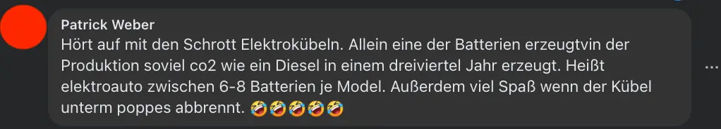 Kritik an der CO₂-Bilanz von E-Autos