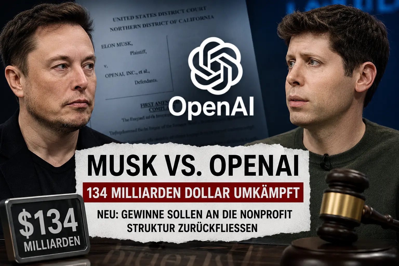 Elon Musk vs. OpenAI: Das Update zur 134-Milliarden-Klage (2026)