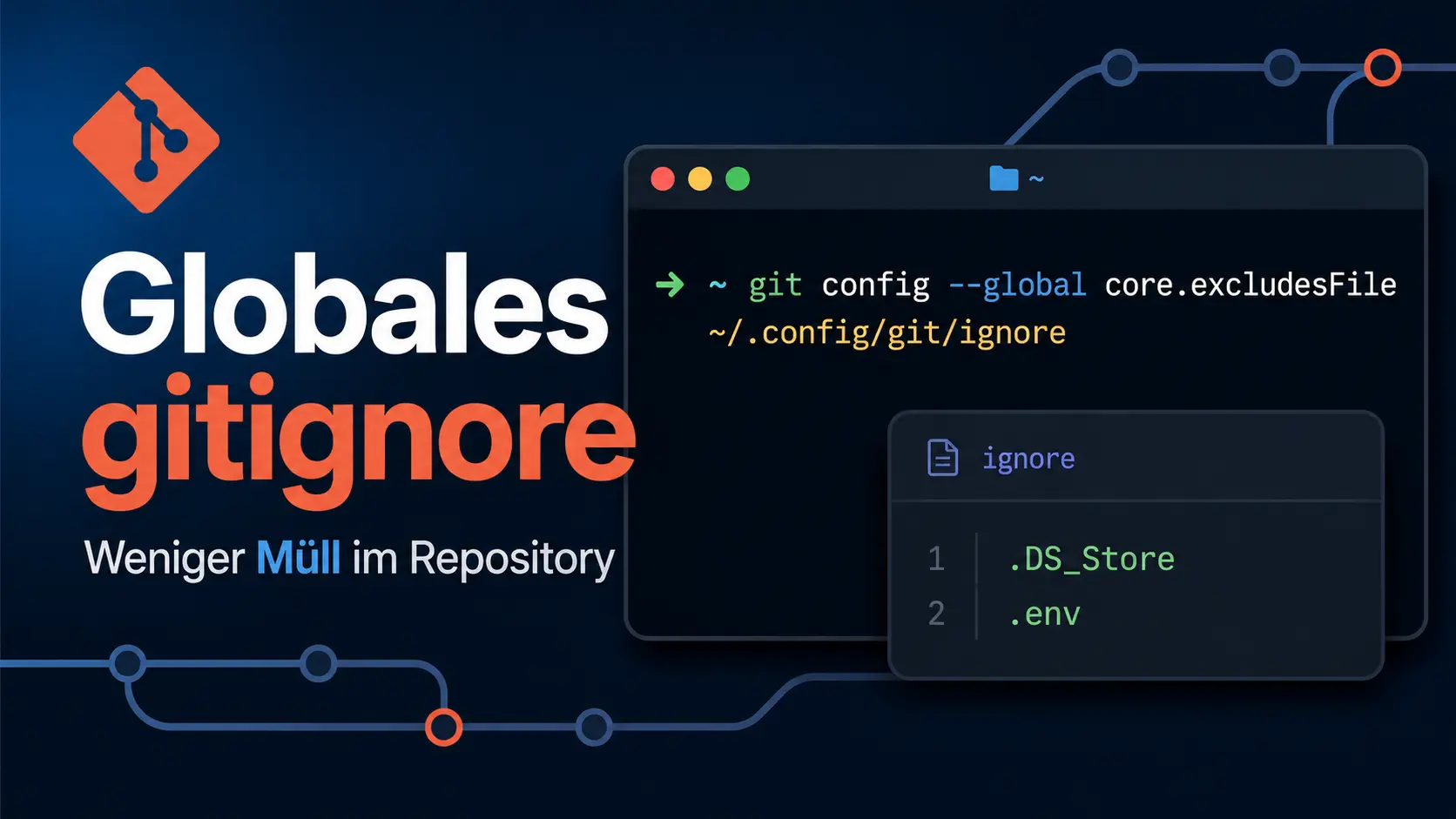 Globales gitignore – weniger Müll im Repository