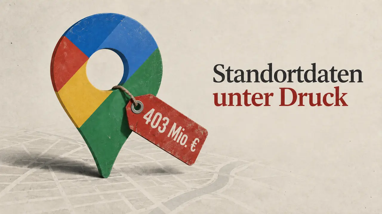 Google: 403 Millionen Euro DSGVO-Strafe wegen Standortdaten
