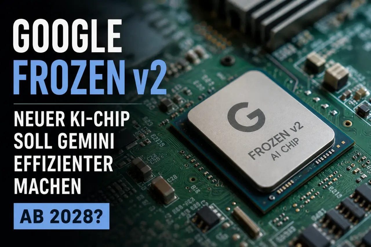 Google Frozen v2: Neuer KI-Chip soll Gemini effizienter machen