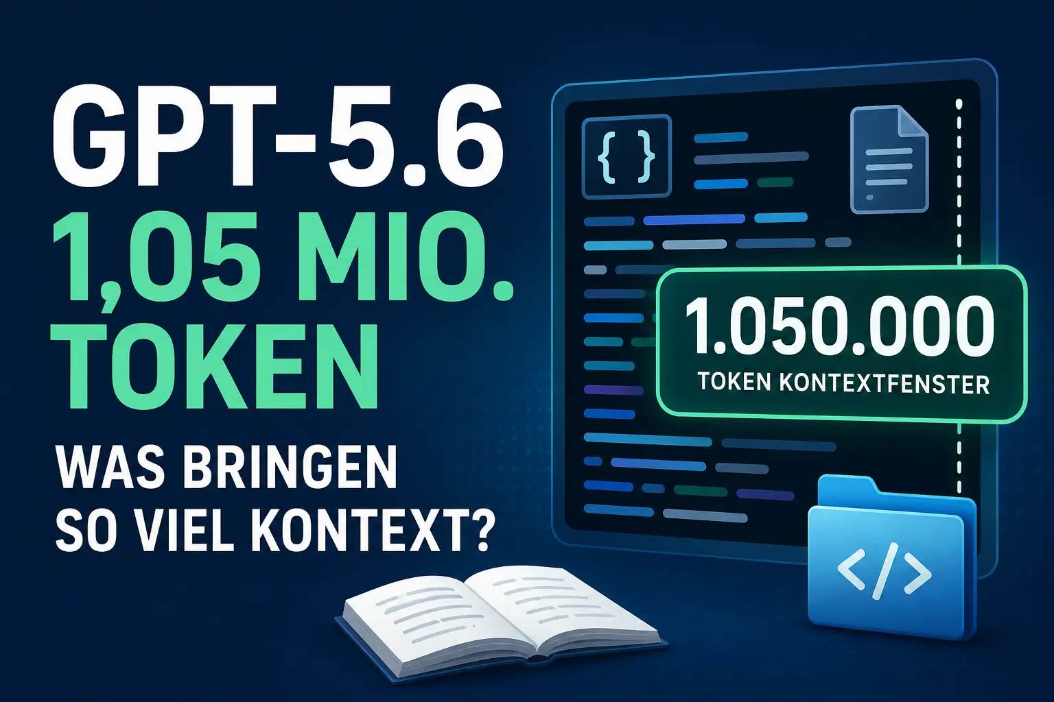 GPT-5.6 Kontextfenster: Was bringen 1,05 Millionen Token?