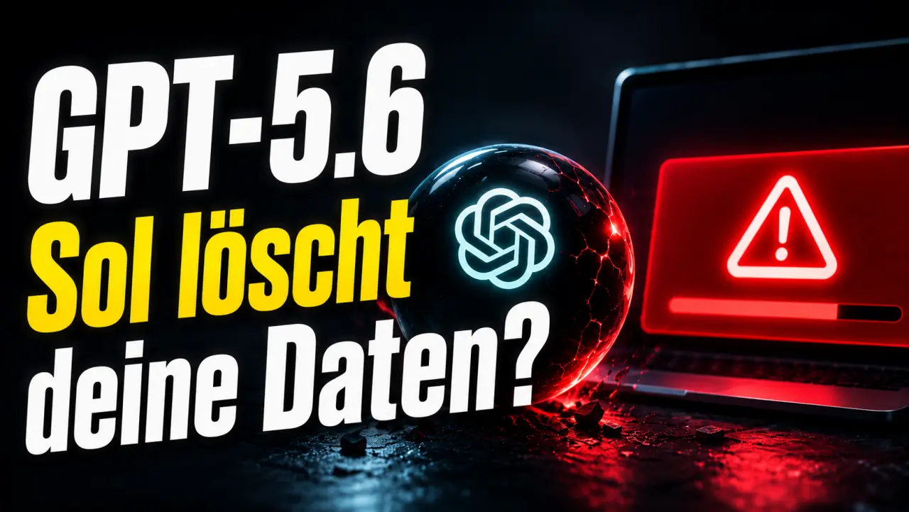 GPT-5.6 Sol und Datenverlust: So schützt du Projekte und Datenbanken