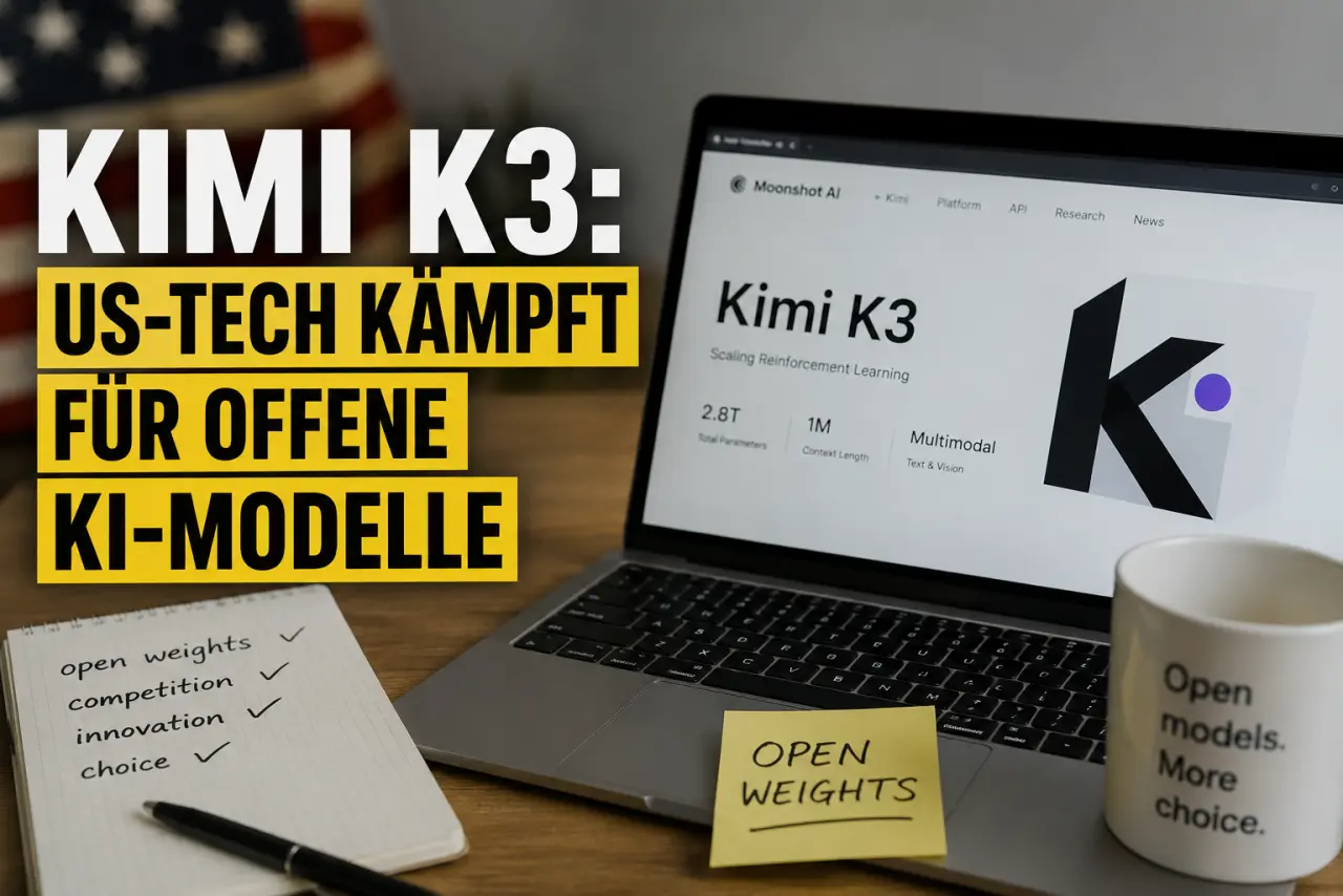 Kimi K3: Warum US-Tech für offene KI-Modelle kämpft