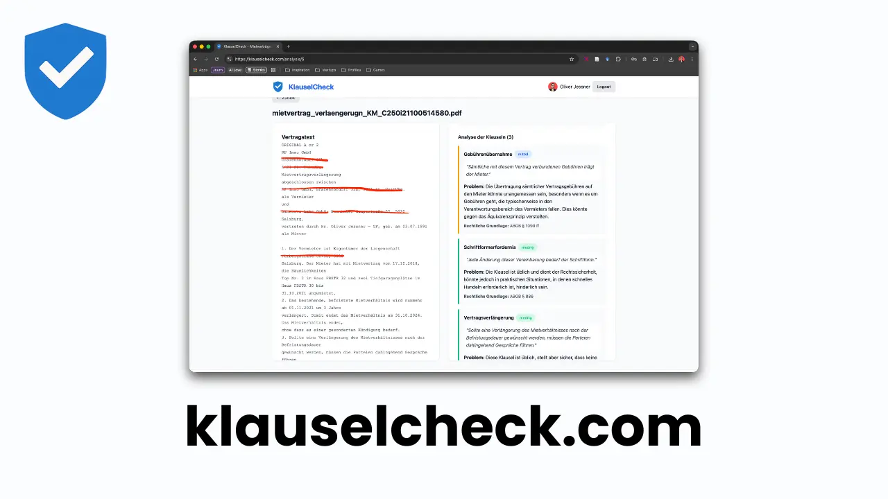 Mietvertrag verstehen statt raten: Darum gibt’s jetzt klauselcheck.com