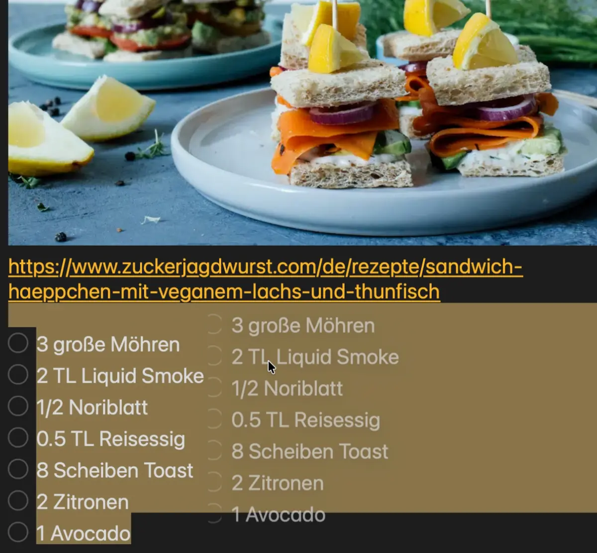 Textauswahl per Drag & Drop auf dem Mac
