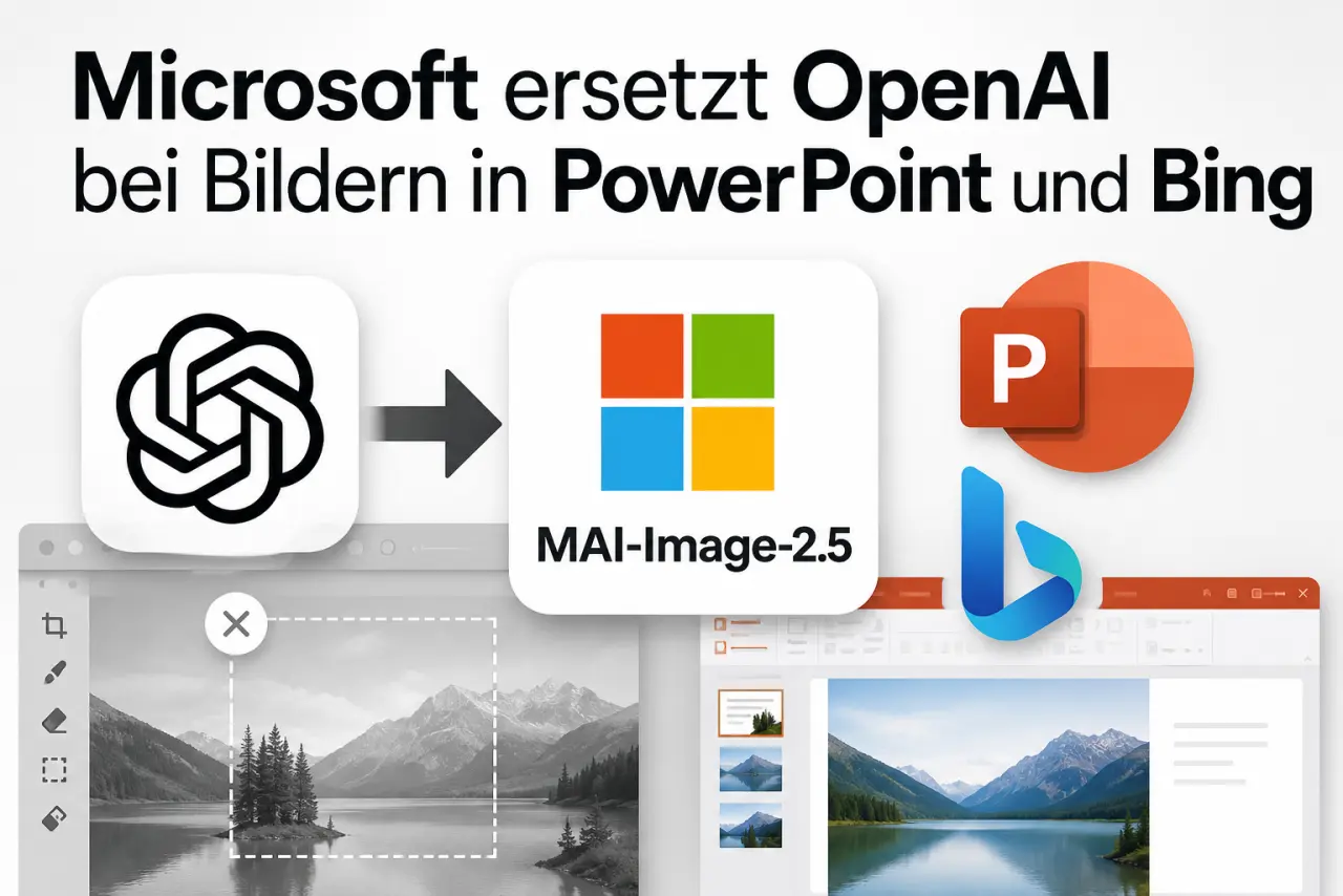 Microsoft ersetzt OpenAI bei Bildern in PowerPoint und Bing