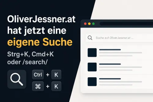 OliverJessner.at hat jetzt eine eigene Suche