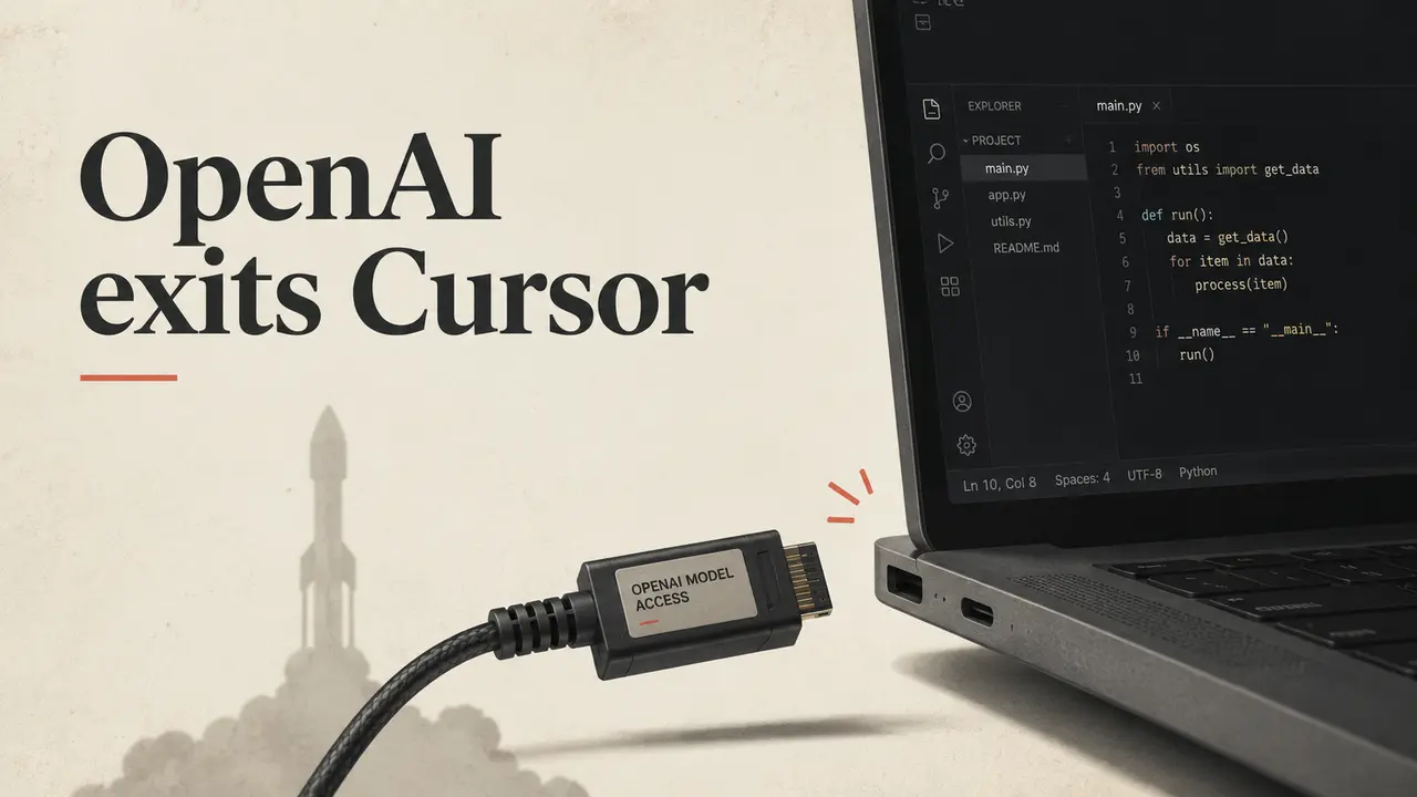 OpenAI zieht Modelle aus Cursor ab – was die SpaceX-Übernahme verändert