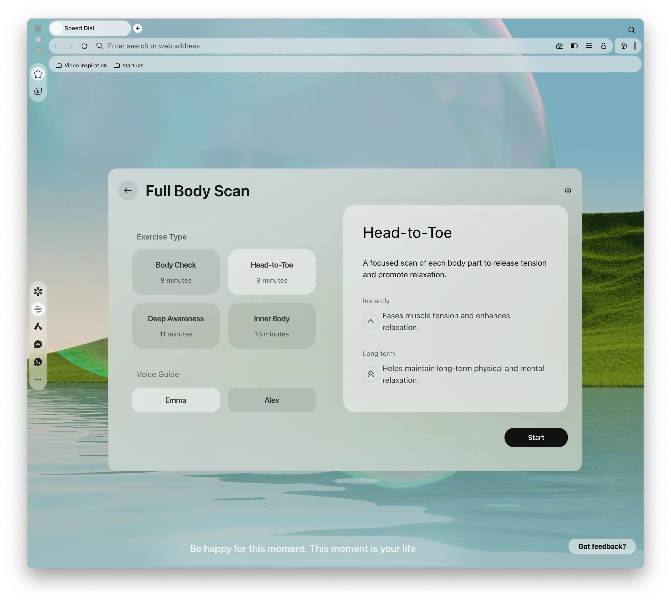 Der Full Body Scan in Opera Air