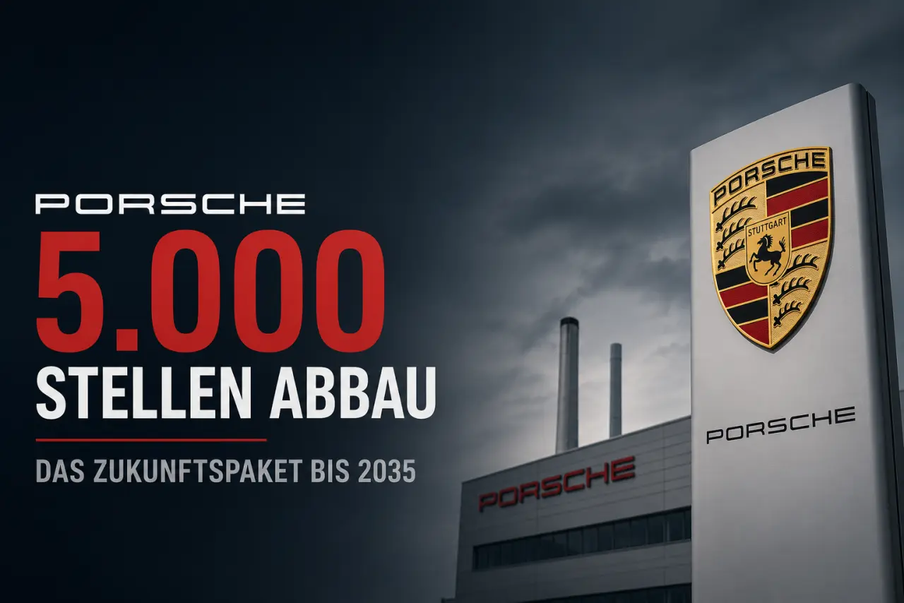 Porsche baut weitere 5.000 Stellen ab – das Zukunftspaket bis 2035