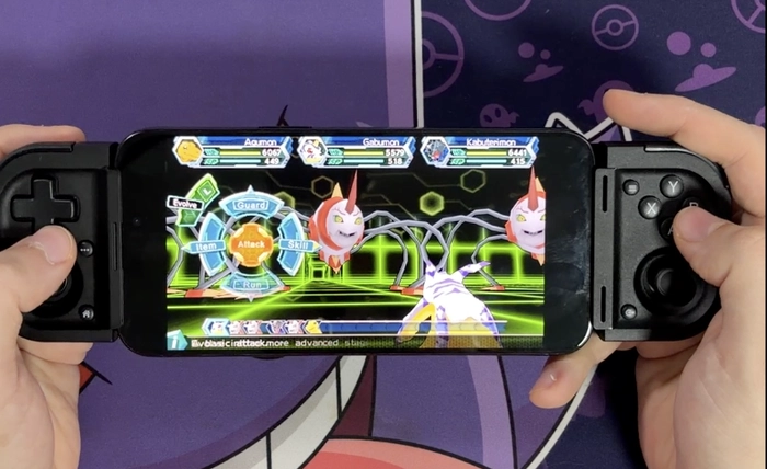Digimon auf einem PSP-Emulator mit dem Razer Prio