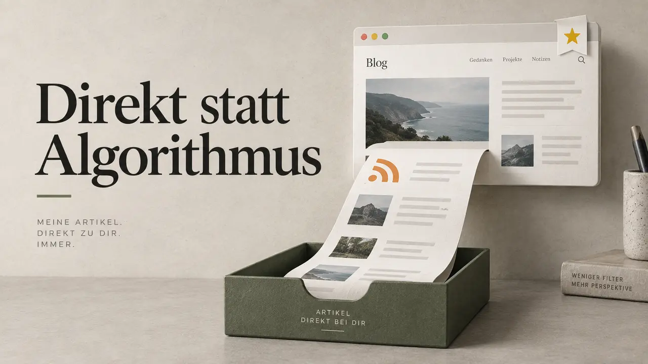 RSS und Google: Zwei neue Wege, meinem Blog zu folgen