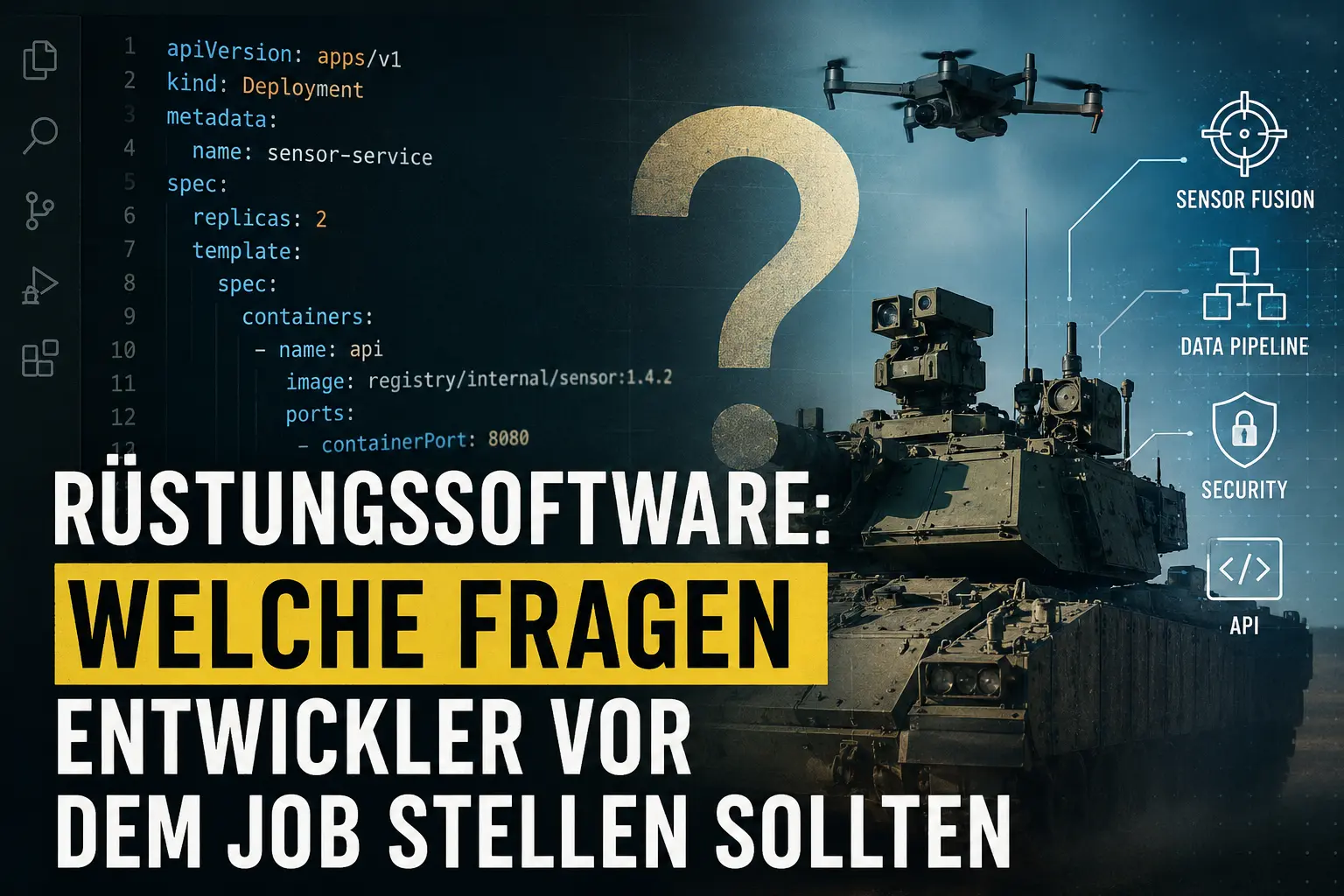 Rüstungssoftware: Welche Fragen Entwickler vor dem Job stellen sollten