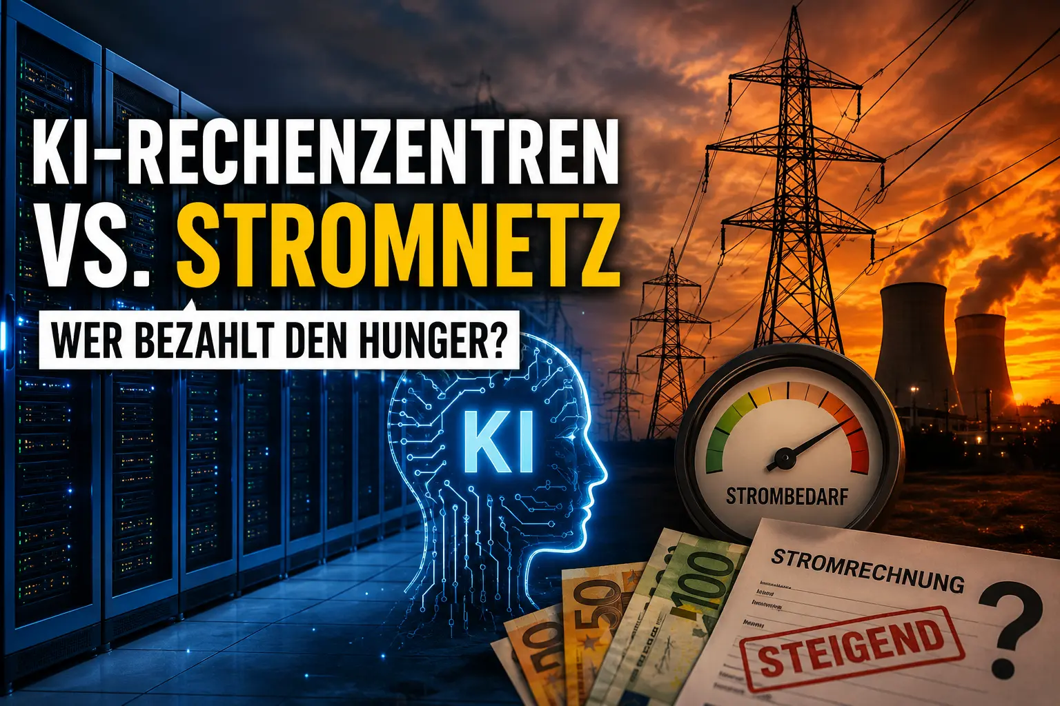 Stromfresser KI – wer zahlt den Energiehunger der Rechenzentren?