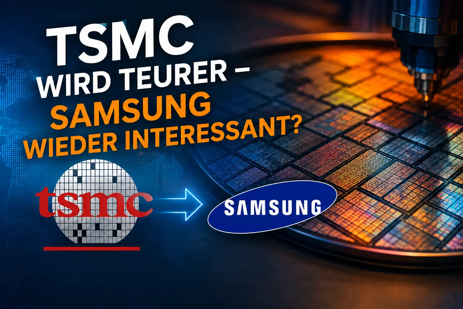 TSMC wird teurer: Samsung für KI, Smartphones und Gaming-Hardware