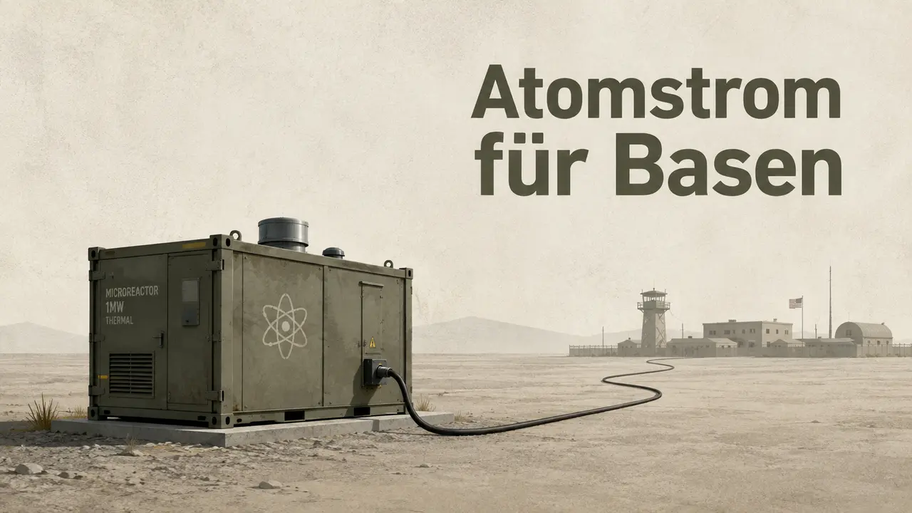 US Army plant Mikroreaktoren für fünf Militärbasen