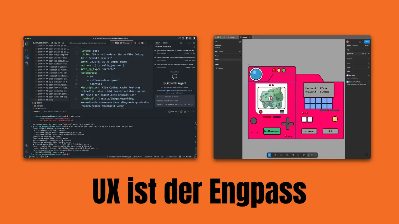 UX – mal anders: Warum Vibe Coding kein Produkt ersetzt