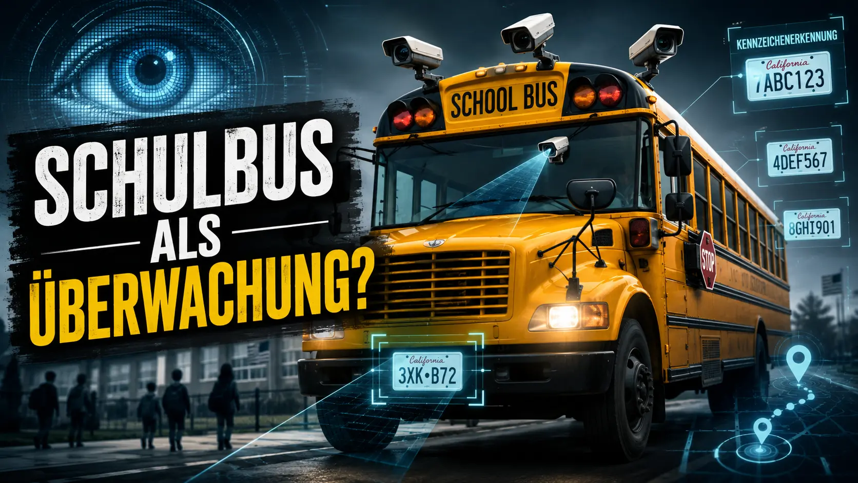 Wenn Schulbusse Kennzeichen scannen