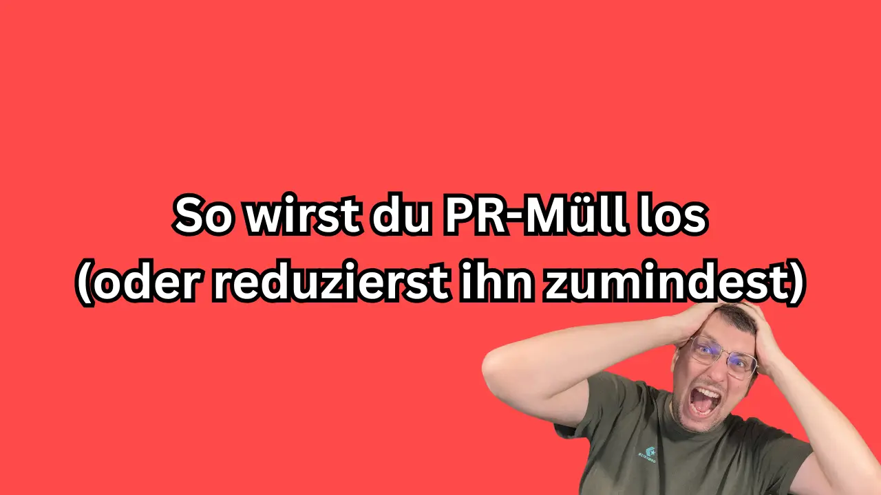 Wie werde ich PR-Mails und PR-Scam los