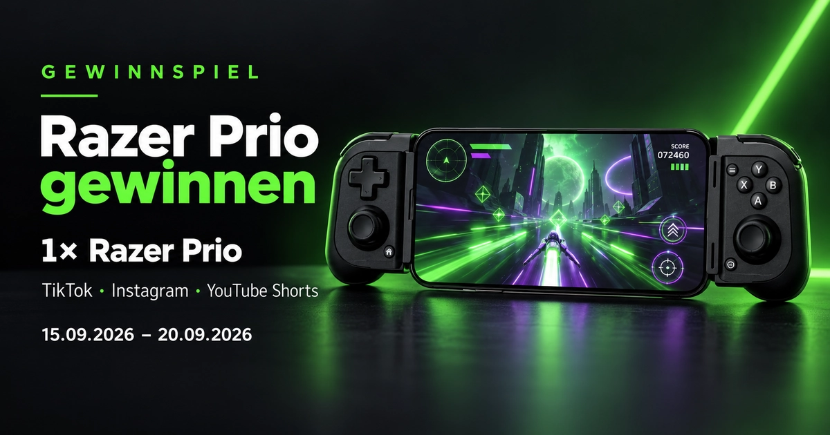 Razer Prio: der Gewinn dieses Gewinnspiels